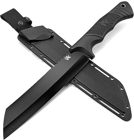 ODENWOLF W Machete - Machete Survival - Machete scharf echt aus D2 Stahl - Großes Buschmesser geeignet für jegliche Bushcraft & Outdoor Aktivitäten - Machete Garten auch geeignet für Gartenarbeit