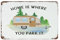 Home Is Where You Park It 20 x 30 cm cartelli in metallo per esterni rustici camera da letto patio ristoranti uomo decorazione grotta cartelli in latta per camper rimorchio avventura garage cartelli