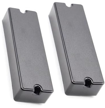 Micro Humbucker Basse À 6 Cordes De Style Fermé Noir Pour Micro De Guitare Électrique (paquet De 2) pièces de micro de guitare