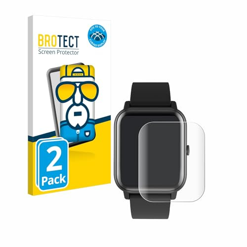 BROTECT 2 Stück Full-Cover Schutzfolie für Blackview R30 Full-Screen Displayschutz-Folie [3D Curved, Anti-Fingerprint, Kristall-Klar]