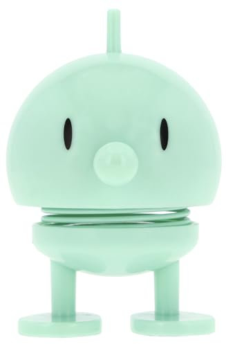 Hoptimist Bumble Wackelfigur & Glücksbringer, Skandinavische Deko Figuren für Wohnzimmer, Schreibtisch, Büro, Bürodeko & Lustige Kleine Geschenke, 4,5 x 5,8 x 7,6 cm, Small, Mint