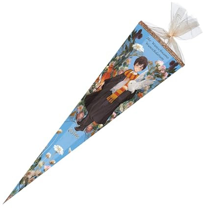 Schultüte mit Gravur / Zuckertüte / 85cm / eckig / Harry Potter - Fantasy