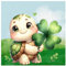 Diamond Painting Kinder - Diamant Painting Bilder Kinder, Diamond Painting Schildkröte, Diamond Painting Set für Geschenk und Zuhause Wanddekoration 30x30cm