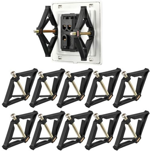 Strumento di riparazione della scatola dell'interruttore 86mm,10 PCS Montaggio A Parete Scatola Strumento di Riparazione Tipo Interruttore Cassette Riparatore Supporto per la Riparazione della