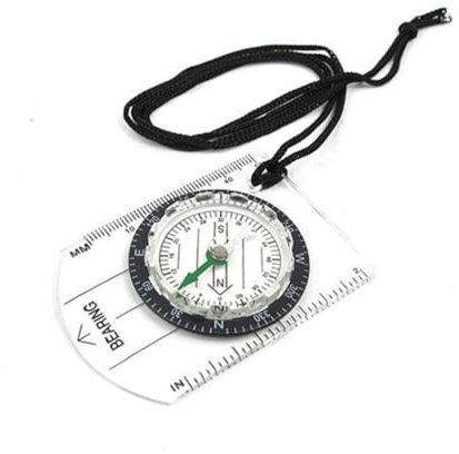 INOOMP 3 Stück Professioneller Kompass Outdoor Kompass Orientierungslauf Kompasse Schlüsselanhänger Karten Gadgets Ladegerät Besteck Navigationskompass