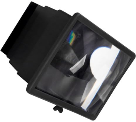 Generisch Handy Bildschirmlupe Mit Einstellbarem Ständer Tragbarer Faltbarer Bildschirmverstärker Für Handys Für Videos Und Spiele Schützt Die Augen Mit Hd-vergrößerung