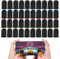 JIYIN 40 Stück Mobile Gaming Finger Sleeves, Hochwertige Carbonfaser Fingerhüllen Atmungsaktive und Anti-Schweiß Fingerlinge Gaming Handschuhe für Spiel und Mobilgerät Touchscreen