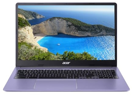 acer Chromebook HD IPS 15, processeur Intel Celeron jusqu'à 2,79 GHz, 4 Go de RAM DDR4, 64 Go de stockage, Wi-Fi ultra-rapide, Chrome OS, Iris, Renewed