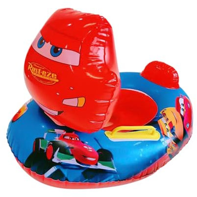 Swimming Float Inflatable for Infants, Schwimmring Kinds Aufblasbare Baby Schwimmhilfen, Aufblasbare Swimmingpool-Spielsachen, Cars Schwimmring for Kinder von 1-6 Jahre alt