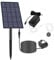 Murman Teichbelüfter Mit Akku, 2.5W Teichpumpe Solar Sauerstoffpumpe Für Teich Außen Gartenteich Fischteich, Aquarium Belüfter Solar Teich Belüfterpumpe, Luftpumpe Aquarium Mit Luftschläuche