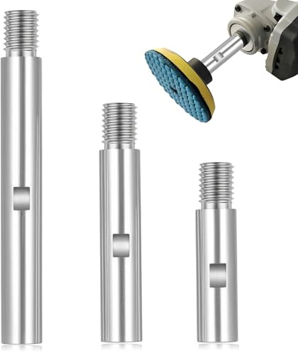 M14 Extension Connecting Rod for Angle Grinder Extension Rod, 3 PcsExtension Shaft Connector Adaptor for Angle Grinder Attachments Car Polishing Care Accessories(75/100/140 mm)