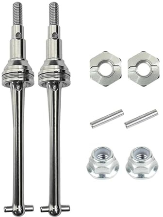 ZIBOXI Front Drive Shaft CVD und 12mm Rad Hex for MJX Hyper Go H16 16207 16208 16209 16210 1/16 RC Auto Upgrade Teile