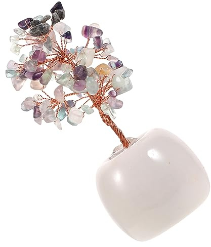 PACKOVE Bonsai Kristallbaum Tischdeko Wasserbaum Ornament für Büro Zuhause Stilvolle Kristallbaum Dekoration als Fotorequisite Mikro Landschafts Langlebiges Material für Vielfältige