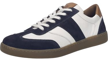 Josef Seibel Herren Low-Top Sneaker Lio.05,Weite G (Normal),Wechselfußbett,Laufschuhe,schnürschuhe,schnürer,dunkelblau-Kombi,47 EU