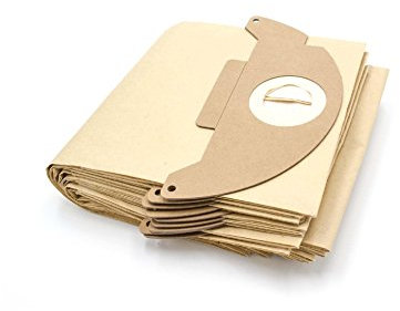 vhbw 10x Sacs compatible avec Kärcher 2501, 2501TE, 2601, 2601 plus, 3001, 3001 Plus, A 2120, A 2120 ME, K 3000 plus aspirateur - papier, 41,5cm x 20,5cm marron