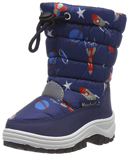 Playshoes Bottine D'Hiver Raquettes a neige Mixte Enfant, Espace, 20/21 EU