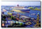 Foto-Magnet Hamburg, Queen Mary 2 an den Landungsbrücken, Deko Souvenir, ca. 8 x 5,4 cm