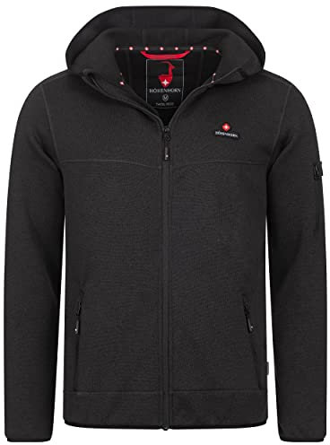 Höhenhorn 27D3 Tacul Hood Herren Jacke Fleece Dunkelgrau Gr. XL