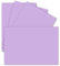 50x Einzelkarten Din A7-10,5 x 7,3 cm - 240 g/m² - Lila - Blanko Mini-Karten ideal für Geschenkanhänger, Namenskarten & Visitenkarten