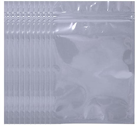 10 Stück Wiederverschließbare Antistatische Beutel 40x50cm Extra Große ESD-Abschirmungs Tasche mit 10 Aufklebern