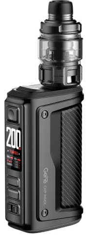 VOOPOO Argus GT 2 + Maat Tank Kit, E-Zigarette, 200 W, 6,5 ml, carbon fiber