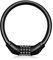 Bike Lock Portable Bicycle Lock High Security Bike Locks Cycling Lock with 4-Digits Codes Ideal to Secure Bike, Motorbike, Cycles