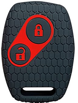 OTMIK Silicone pour Clé Clé de Voiture pour Honda CR-V Civic Insight Fit SRV FRV Chord 7 Jazz GR8 150 R Key Shell Accessories