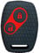 OTMIK Silicone pour Clé Clé de Voiture pour Honda CR-V Civic Insight Fit SRV FRV Chord 7 Jazz GR8 150 R Key Shell Accessories