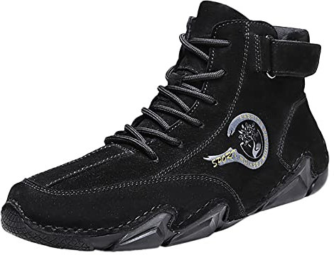 Stivali Uomo Gomma Scarpe Uomo Invernali Imbottite Scarpe Uomo 47 Stivali Gomma Uomo Antinfortunistici 2023 Sneaker Uomo Bianche A-Nero 25.99