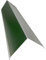 Firstblech Gratblech Dach Dachblech Zink 0,7 mm stark 1 m lang Blech (Zuschnitt 35 cm)