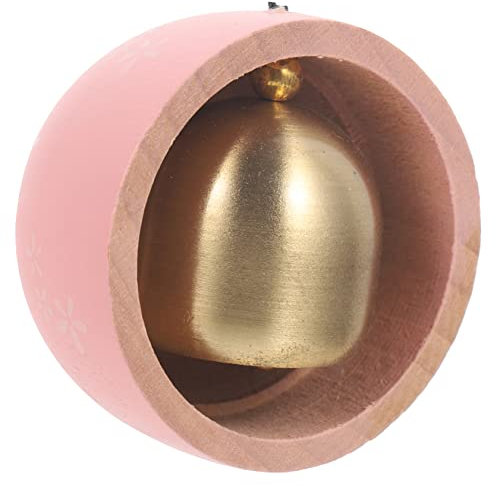 Japanese Wind Chime Doorbell Furniture Craft Bell Door Entry Bell Chime for Ring Doorbell Barn Door Bell Chime Bell for Door Magnet Doorbell Windows Wooden Brass Window Door/0 ( Color : Pink , Size :