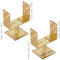 KOTARBAU® 2er Set U-Pfostenträger Aufschrauben 0-160 mm Pfostenträger für Holzpfosten Verzinkt Aufschrauben Stützenfuß Bodenanker Pfostenträger Höhenverstellbar Bodenanker Breitenverstellbar