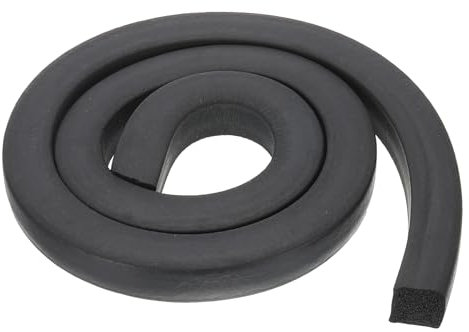 PATIKIL 9.8Ft EPDM Rubber Soundproof Foam Seal Strip, 15mm Wide 15mm Thick for DIY Gasket Sealing Door Window Insulation, Black