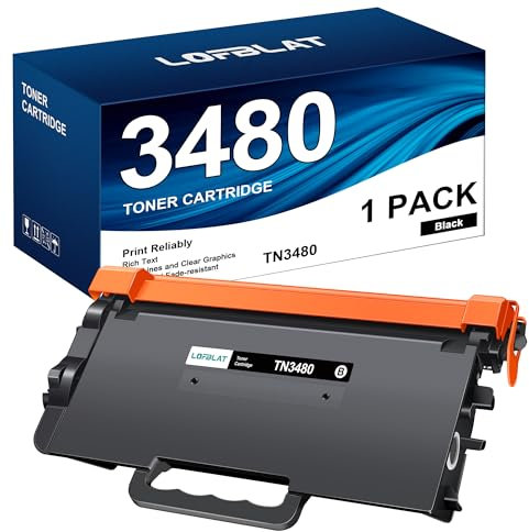 LOFBLAT TN3480 TN3430 Kompatibel für Brother HL-L5100DN Toner Brother MFC-L5750DW Toner Brother TN-3480 TN-3430 Brother 3480 Toner Brother TN 3480 für Brother MFC-L5700DW HL-L5200DW TN-3430 Schwarz