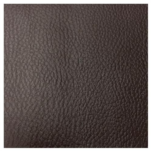 ggm® Kunstleder PVC Trend, Breite 140 cm, Meterware, Farben wählbar (dunkelbraun)