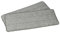 vhbw 2X Wischbezug kompatibel mit Clean Maxx 09996 Wischmopp - Ersatzkopf, Polyester Grau Weiß