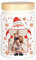 Herz & Heim® Keksdose personalisiert mit Ihrem Wunschnamen zu Weihnachten für Ihre Plätzchen (Weihnachtsmann Foto)
