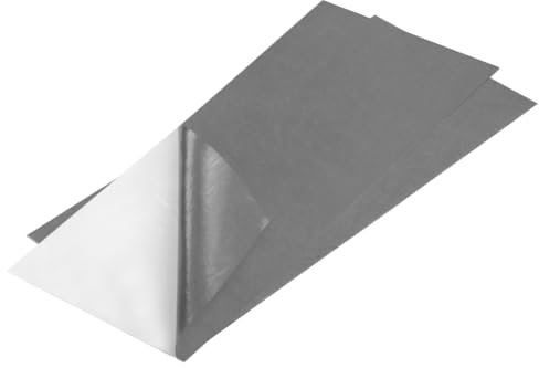 QUARKZMAN Fogli di Feltro Adesivo, Feltro per Artigianato Retro Feltro Adesivo 17.7 pollici x 39.8 pollici Pellicola e Stick Grigio per Progetti di Cucito Fai da Te 2 Pz