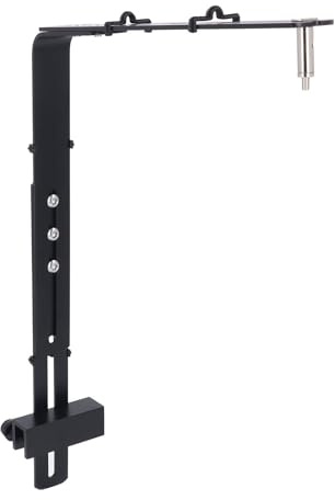 Aquarium Lichthalterung, Aluminiumlegierung Fisch Lichthalter Montiermontage Aquarium Beleuchtungsfixer, Verstellbare Höhe Fischtank Leuchte LED Lampenständer Zum Hängenlampe