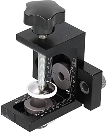 Pocket Hole Jig Kit, 3 in 1 Adjustable Drill Guide with 8mm 10mm 15mm Drill Bits, Woodworking Dowelling Drilling Locator Set for Precise Positioning, Hole Drilling Tool for Wood Projects
