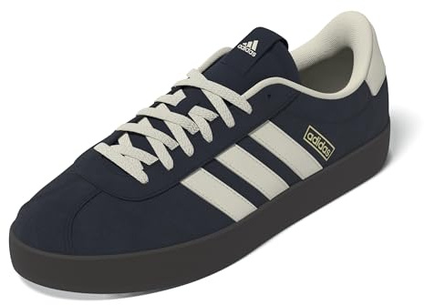 adidas Herren Vl Court 3.0 Shoes, Night Indigo/Cream White/Charcoal, 42 2/3 EU