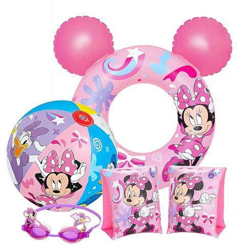 Swimming Pool Inflatables for Kids - Girls & Boys Pool Float Bundle of 20 Beach Ball, Arm Bands, Googles & Swim Ring Tube for Swimming Pool Activities, Water Park, Beach Games (Style_3)
