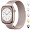 Original Milanaise Ersatzarmband Kompatibel mit Apple Watch Armband 46mm(Series 10) 44mm 45mm 49mm, Magnetische Metall Edelstahl Armbänder für iWatch Series 11 10 9 8 7 6 5 4 3 Ultra 3 2 1 & SE 3 2 1