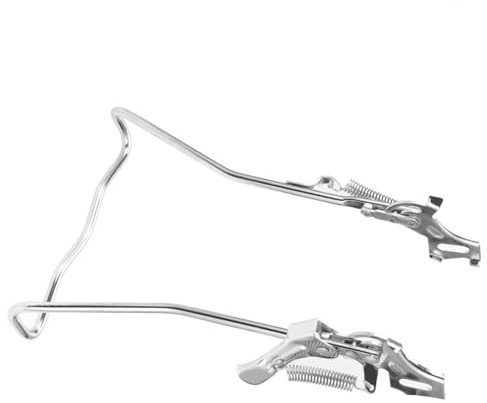 Abaodam Double Pod Bike Stand Kick Iron Storage Rack Parking Holder for Repairs Maintenance