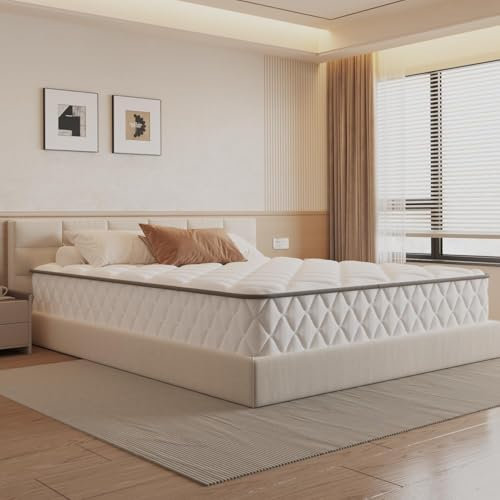 Aiidoits Matratze 90x200cm Taschenfederkernmatratze 7 Zonen Härtegrad H3 Oeko-TEX Zertifiziert 22cm hoch mit abnehmbarem waschbarem Baumwollbezug Matratz für Kinder und Erwachsene