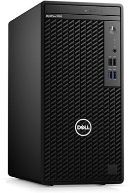 Dell OptiPlex 3080 Tower Intel Core i5 10505 512GB SSD Festplatte 16GB Speicher Windows 11 Pro DVD Brenner Computer PC (Generalüberholt)