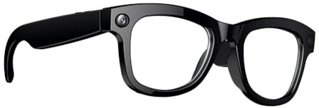 LKLNKVL Smart glasses， HD 500W Anti-Shake Camera Glasses AI Translation Calls Bluetooth Headset Video Recording Photo Taking Glass Clear