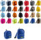 Schnoschi Kleiner Kinderrucksack blau mit Namen Bestickt