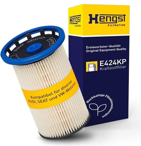 HENGST - Kraftstofffilter E424KP - Kraftstoff-Filtereinsatz für KFZ - Entfernt Staub und Schmutz - Schützt den Motor und das Einspritzsystem