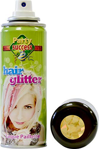 PtitClown - Spray Laque à Cheveux à Paillettes - Or